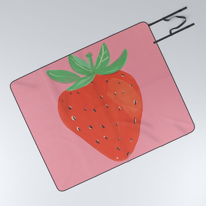 Sweet strawberry Picnic Blanket