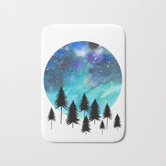 Aurora Borealis Bath Mat