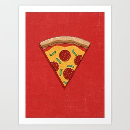 FAST FOOD / Pizza Art Print