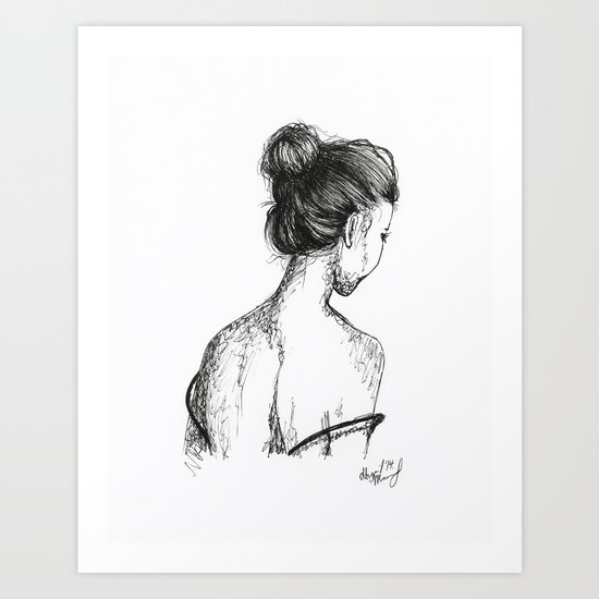Chaotic Beauty Art Print