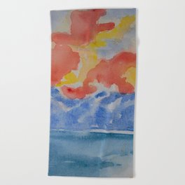 Abstract Beach Beach Towel