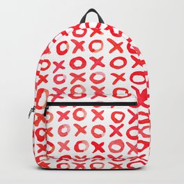 Xoxo valentine's day - red Backpack | Valentinesday, Kisses, Couple, Painting, Red, Love, Pattern, Graffity, Saintvalentine, Monochrome 