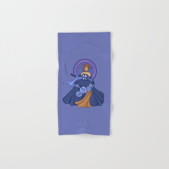 Gallifreyan Girl Hand & Bath Towel