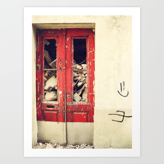 Red door Art Print