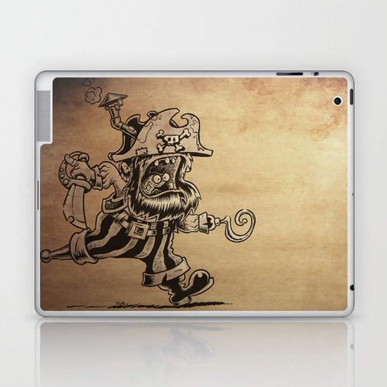 Steam powered Pirate Laptop & iPad Skin