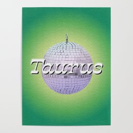 Disco Zodiac: Taurus Poster