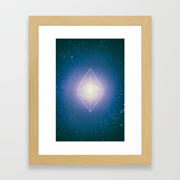 Ethereum Poster Framed Art Print