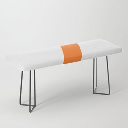 Number 7 (Orange & White) Bench