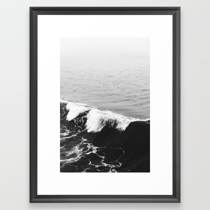 OCEAN WAVES Framed Art Print