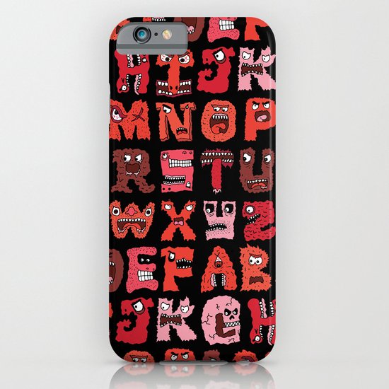 Angry Letters iPhone & iPod Case
