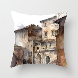 Cortona, Italy Throw Pillow