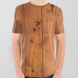 Wood All Over Graphic Tee