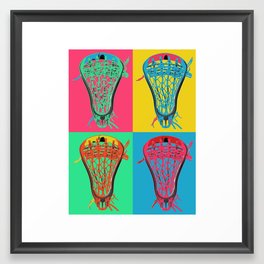 Lacrosse BIG4 Framed Art Print