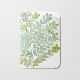 Meraki Simple Green Fern Bath Mat