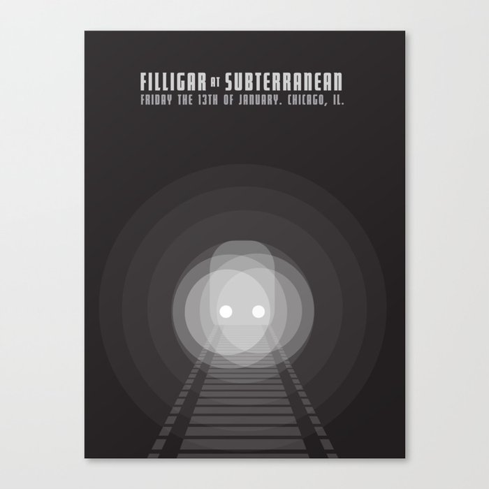 Filligar Subterranean (Alien Train) Canvas Print