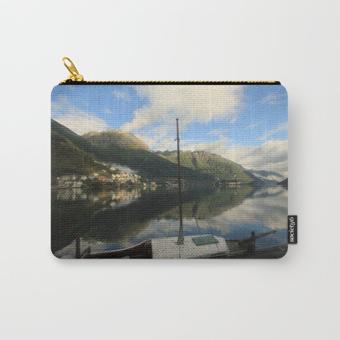 Boat on dock Carry-All Pouch