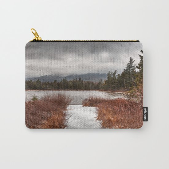 Winter Lily Pond Carry-All Pouch