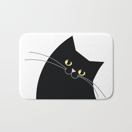Black Cat of Lara Bath Mat