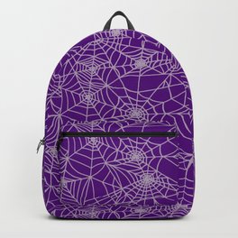 Purple Cobwebs Backpack