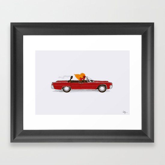 Match Cruise Framed Art Print