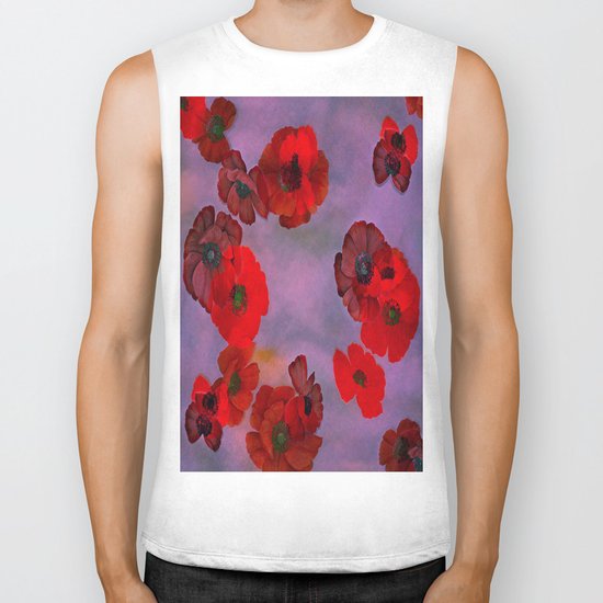 FLOWERS Biker Tank