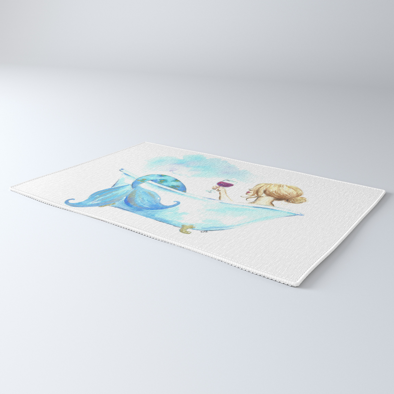 Bathtub Mermaid Rug By Imagodeinurserydecor Society6 Bathtub Mermaid Rug By Imagodeinurserydecor Society6
