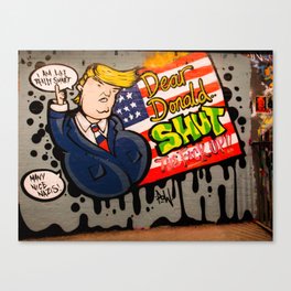 F**k Off Donald Trump Canvas Print