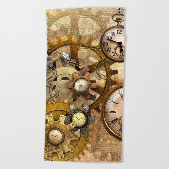 steampunk Beach Towel