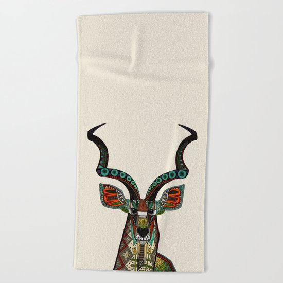 antelope ivory Beach Towel