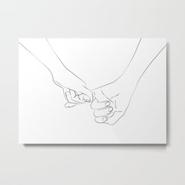 Pinky Promise VIII Metal Print