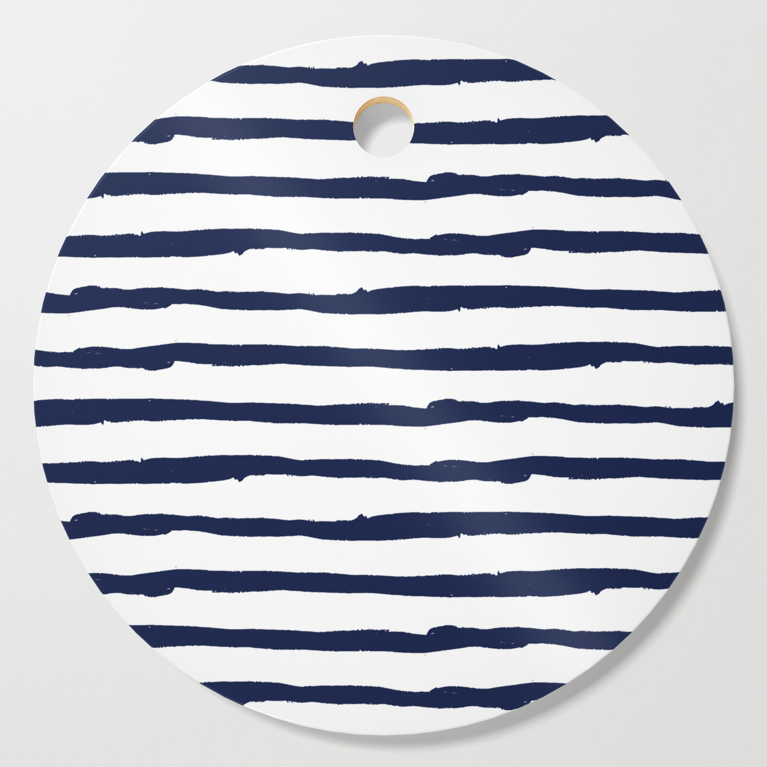navy and white striped paper lanterns