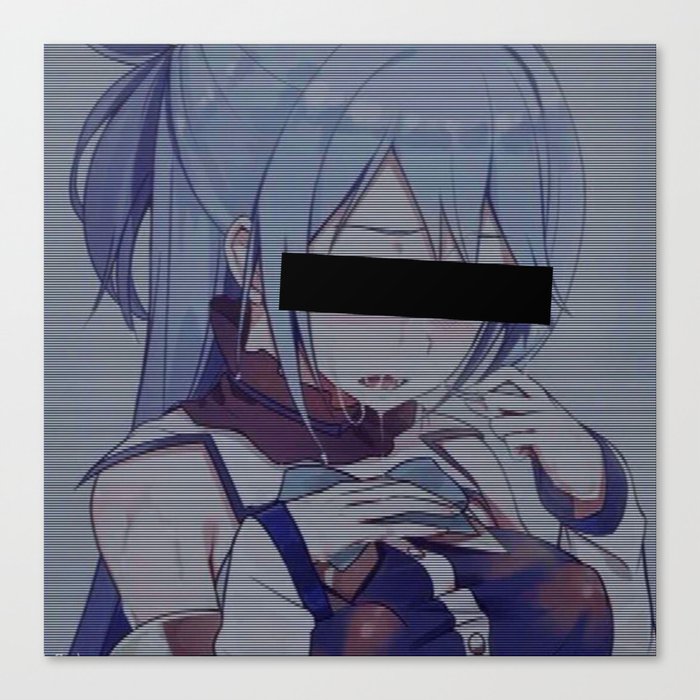 Sad Aesthetic Anime Girl Drawing