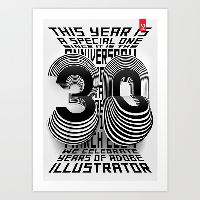 30 Years of Adobe Illustrator Art by Tina Touli Design | Society6