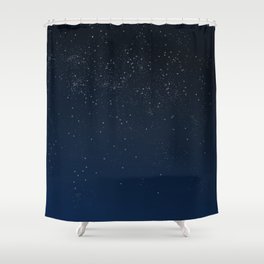 Stars in Space Shower Curtain