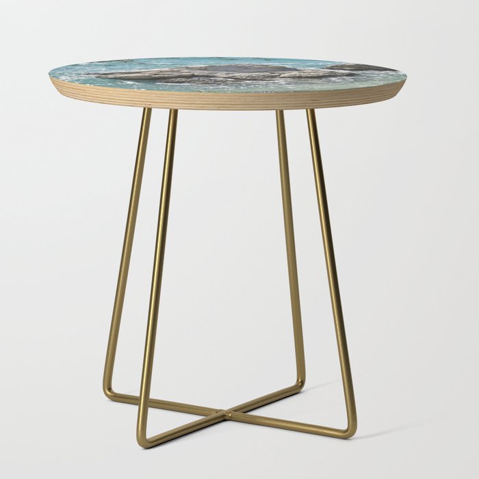 Majestic Blue Lagoon Side Table
