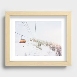 Orange Bubble Recessed Framed Print