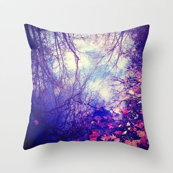 Winter Reflection Throw Pillow