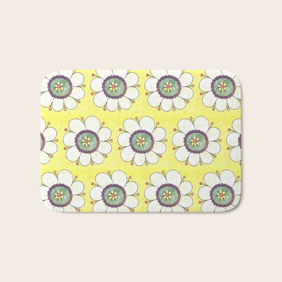 Crazy Daisies Bath Mat