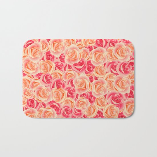 Rose Garden Bath Mat