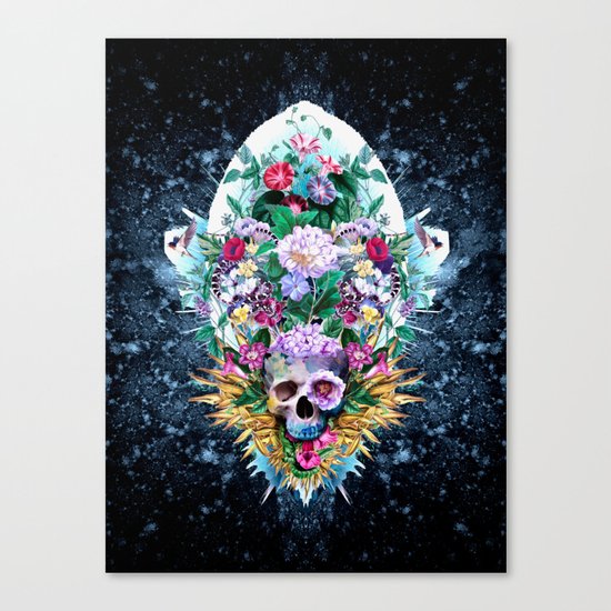 Skull Vivid VI Canvas Print