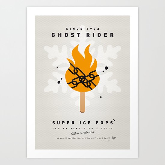My SUPER ICE POP- No07 Art Print