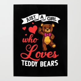 Teddy Bear Plush Animal Stuffed Giant Poster