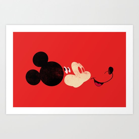 Deconstructing Mickey Art Print