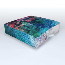 Psychedelic Winery Marques de Riscal  Outdoor Floor Cushion