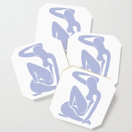 Lilac Matisse Woman 1, Purple, Matisse Cut-outs, Henri Matisse Abstract Nude Decoration Coaster