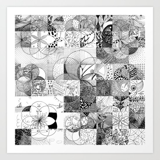 Art In Action Art Print