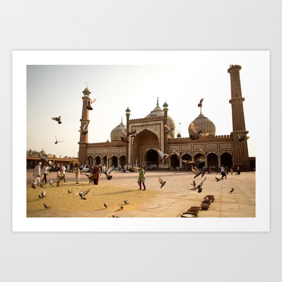 jama Masjid Art Print