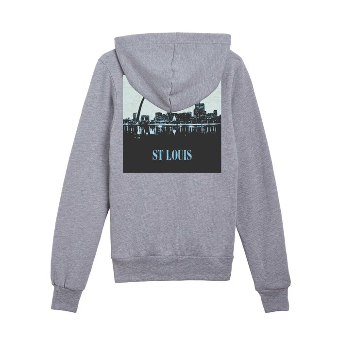 St. Louis Hoodie Adult Unisex Skyline St. Louis Missouri 