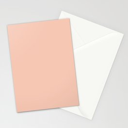 Coral Rose Gold Stationery Card