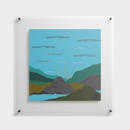 Mountain Range Floating Acrylic Print